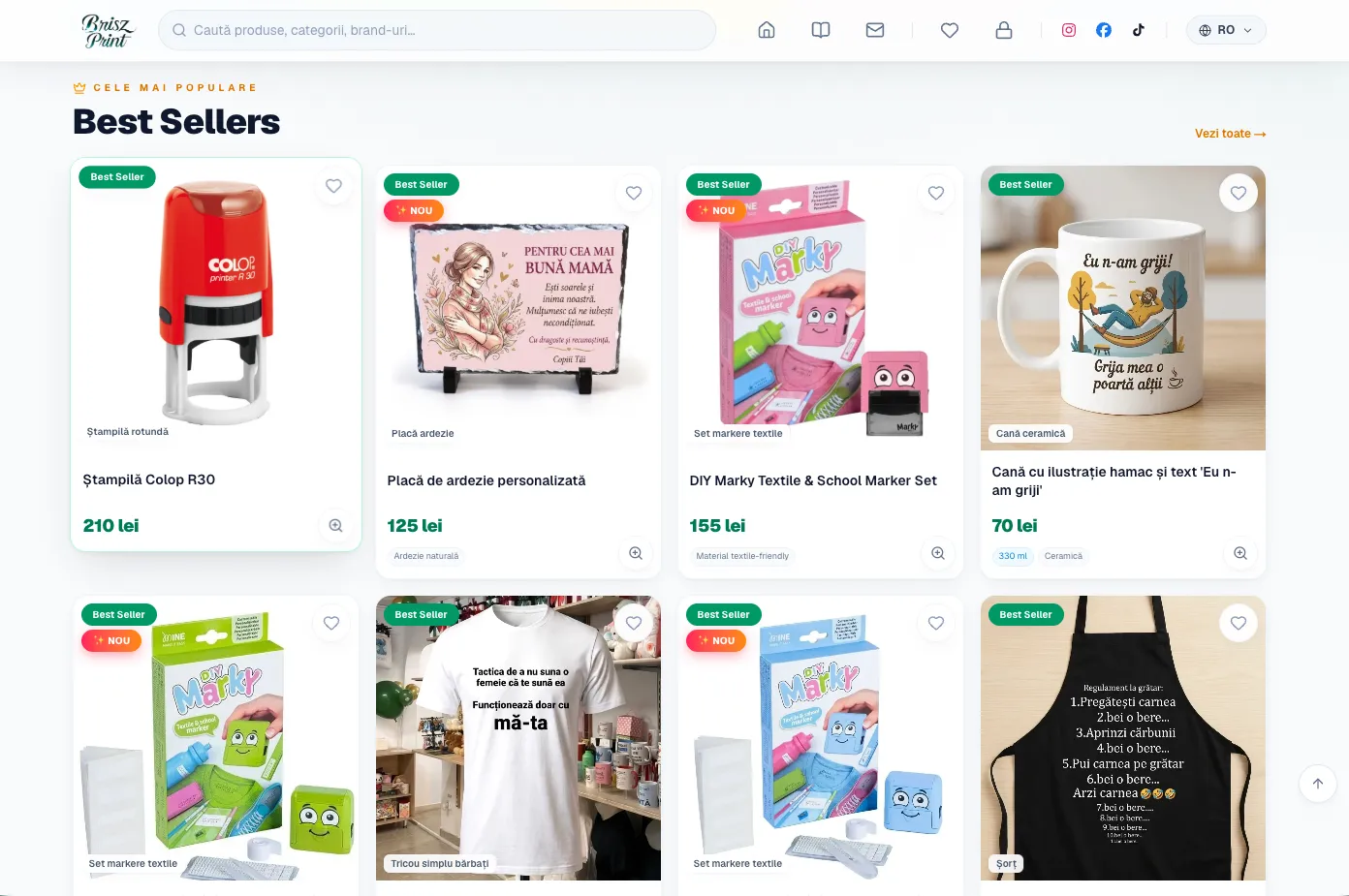 Brisz Print custom merchandise